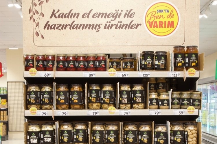 Şok Marketlerinde Kadın Kooperatiflerinin El Emekleri Sizi Bekliyor