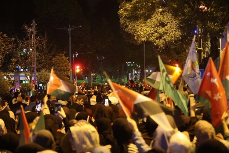Konya, Filistin'e Destek İçin Bir Araya Geldi