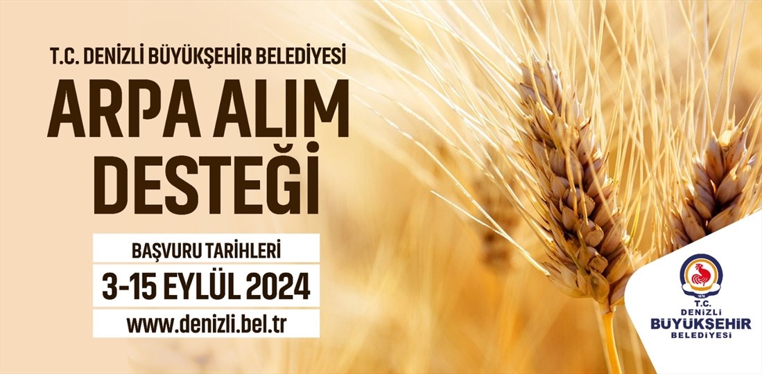 Büyükşehir'den Çiftçilere Arpa Alım Desteği