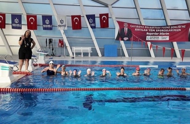 Çayırova'nın Küçük Yüzücülerinin Olimpiyat Hedefleri