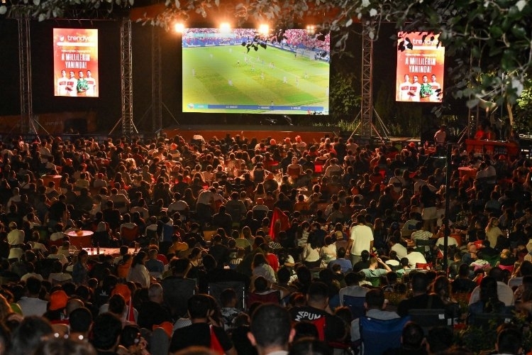 Avusturya-Türkiye Maçı Sanatçılar Parkı'nda Heyecanla İzlenecek