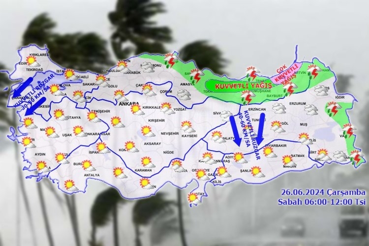 Meteoroloji'den Kuvvetli Uyarı