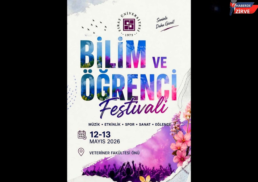 Fırat Üniversitesinde “Bilim Ve Öğrenci Festivali” Başlıyor