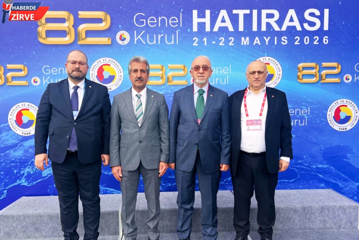 ELAZIĞ TİCARET BORSASI HEYETİ TOBB GENEL KURULU’NA KATILDI