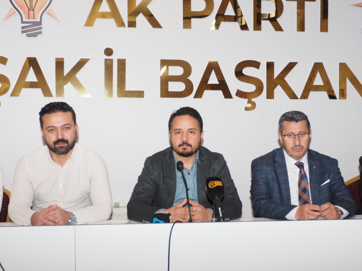 AK PARTİ UŞAK İL BAŞKANI HİMMET YAŞAR İSRAİL’İN GAZZE'DE YAPTIĞI TERÖR SALDIRISINI KINADI