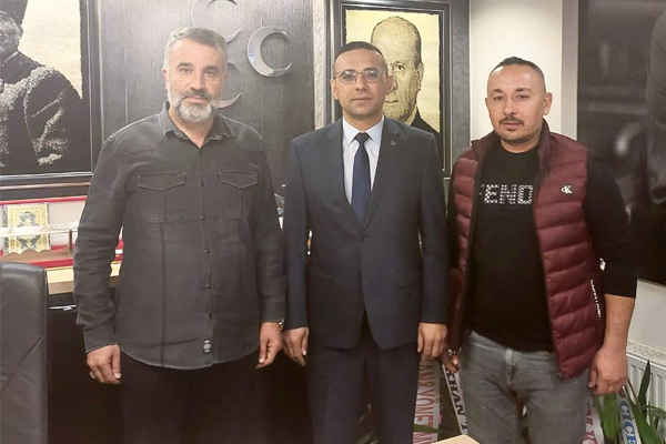 MHP UŞAK İL BAŞKANI ÜMİT ARSLAN'A ZİYARETLER DEVAM EDİYOR 