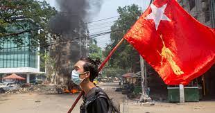 Myanmar, Çin Sınırındaki Kasabayı Hedef Aldı