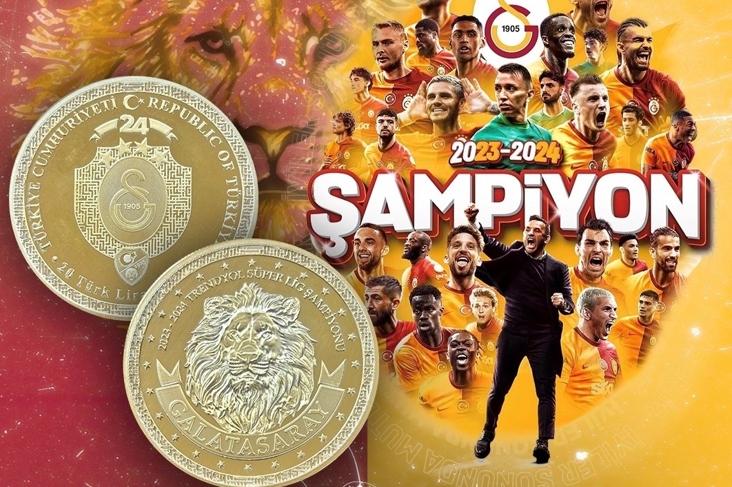 Darphane'den Galatasaray'ın Şampiyonluğuna Özel Hatıra Parası
